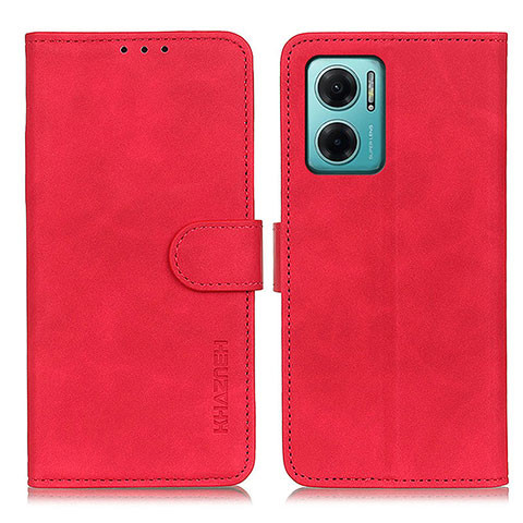 Handytasche Stand Schutzhülle Flip Leder Hülle K03Z für Xiaomi Redmi 10 5G Rot