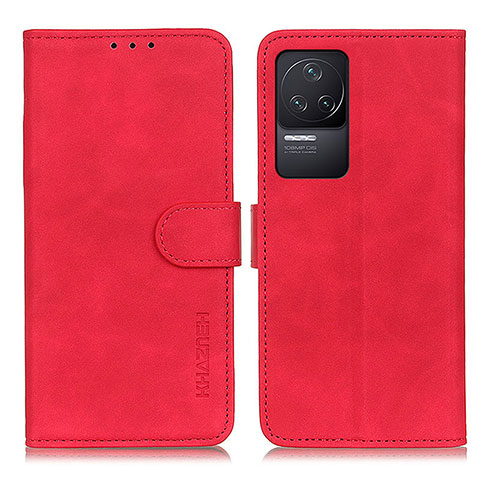 Handytasche Stand Schutzhülle Flip Leder Hülle K03Z für Xiaomi Redmi K50 5G Rot