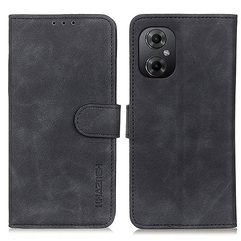 Handytasche Stand Schutzhülle Flip Leder Hülle K03Z für Xiaomi Redmi Note 11R 5G Schwarz