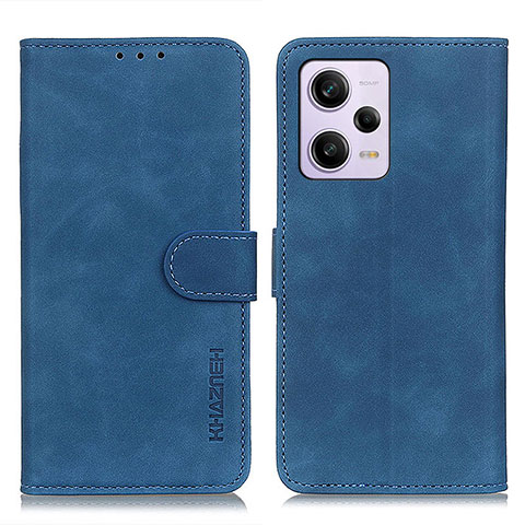 Handytasche Stand Schutzhülle Flip Leder Hülle K03Z für Xiaomi Redmi Note 12 Explorer Blau