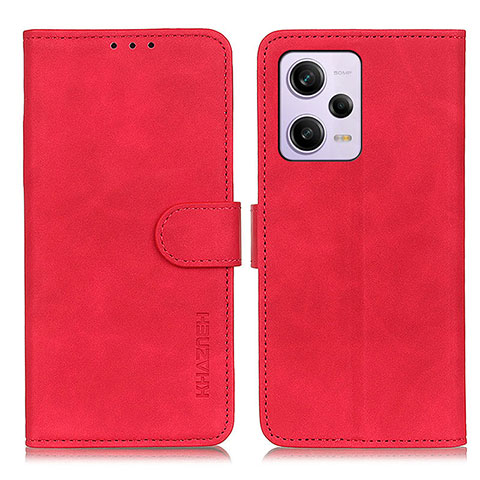 Handytasche Stand Schutzhülle Flip Leder Hülle K03Z für Xiaomi Redmi Note 12 Explorer Rot