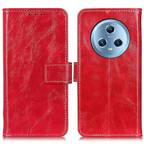 Handytasche Stand Schutzhülle Flip Leder Hülle K04Z für Huawei Honor Magic5 5G Rot