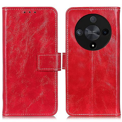 Handytasche Stand Schutzhülle Flip Leder Hülle K04Z für Huawei Honor Magic6 Lite 5G Rot