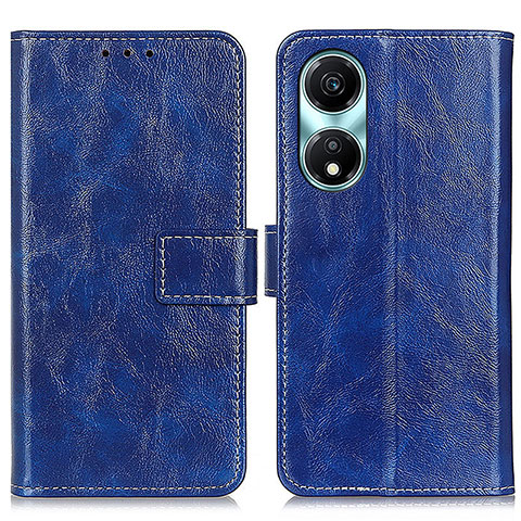 Handytasche Stand Schutzhülle Flip Leder Hülle K04Z für Huawei Honor X5 Plus Blau