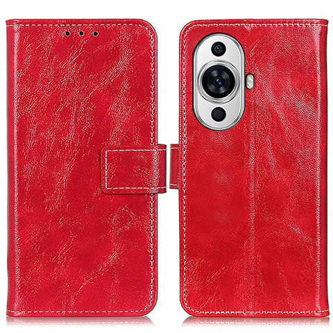 Handytasche Stand Schutzhülle Flip Leder Hülle K04Z für Huawei Nova 11 Pro Rot