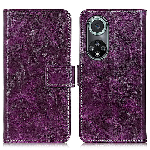 Handytasche Stand Schutzhülle Flip Leder Hülle K04Z für Huawei Nova 9 Pro Violett