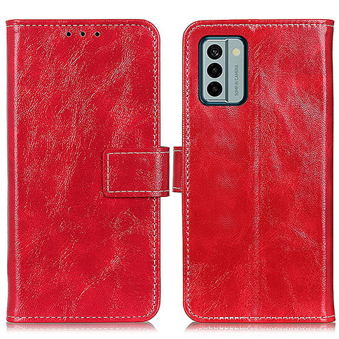 Handytasche Stand Schutzhülle Flip Leder Hülle K04Z für Nokia G22 Rot