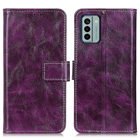 Handytasche Stand Schutzhülle Flip Leder Hülle K04Z für Nokia G22 Violett