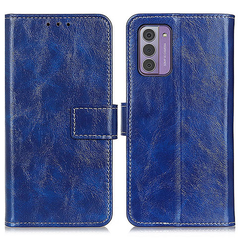 Handytasche Stand Schutzhülle Flip Leder Hülle K04Z für Nokia G310 5G Blau