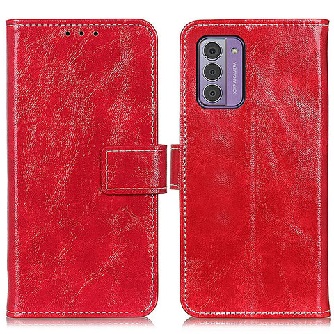 Handytasche Stand Schutzhülle Flip Leder Hülle K04Z für Nokia G310 5G Rot