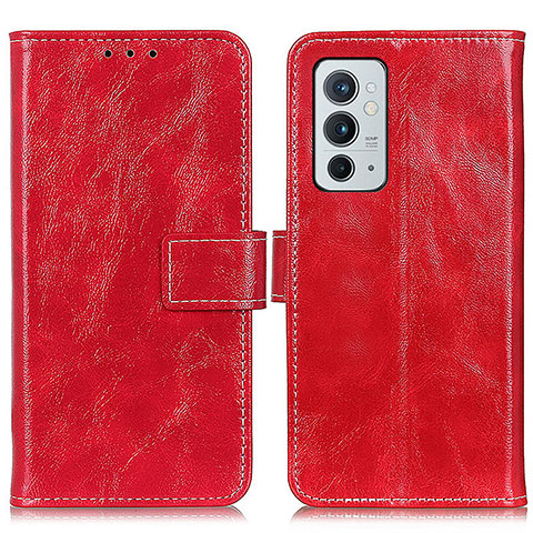 Handytasche Stand Schutzhülle Flip Leder Hülle K04Z für OnePlus 9RT 5G Rot