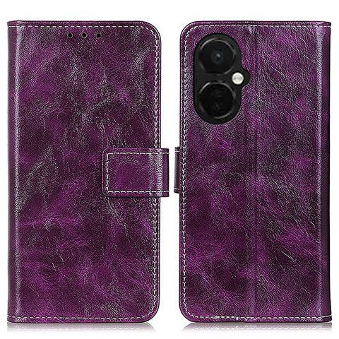 Handytasche Stand Schutzhülle Flip Leder Hülle K04Z für OnePlus Nord CE 3 5G Violett