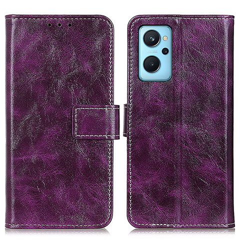 Handytasche Stand Schutzhülle Flip Leder Hülle K04Z für Oppo A96 4G Violett