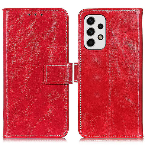 Handytasche Stand Schutzhülle Flip Leder Hülle K04Z für Samsung Galaxy A23 5G Rot