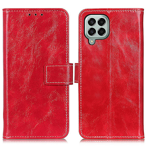 Handytasche Stand Schutzhülle Flip Leder Hülle K04Z für Samsung Galaxy M33 5G Rot