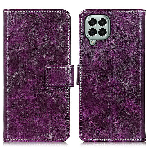 Handytasche Stand Schutzhülle Flip Leder Hülle K04Z für Samsung Galaxy M33 5G Violett