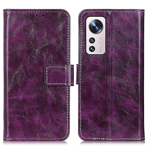 Handytasche Stand Schutzhülle Flip Leder Hülle K04Z für Xiaomi Mi 12 5G Violett