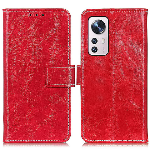 Handytasche Stand Schutzhülle Flip Leder Hülle K04Z für Xiaomi Mi 12 Lite 5G Rot