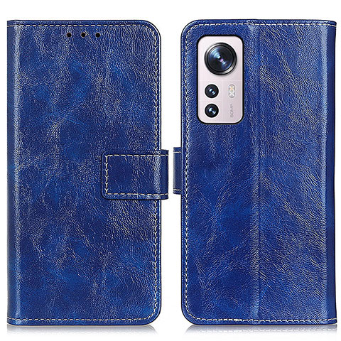 Handytasche Stand Schutzhülle Flip Leder Hülle K04Z für Xiaomi Mi 12 Pro 5G Blau