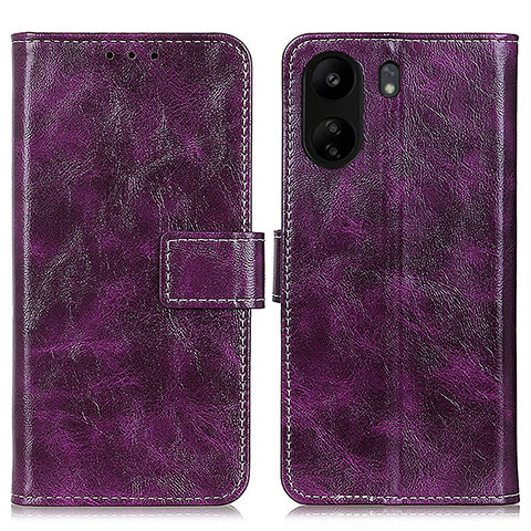 Handytasche Stand Schutzhülle Flip Leder Hülle K04Z für Xiaomi Poco C65 Violett