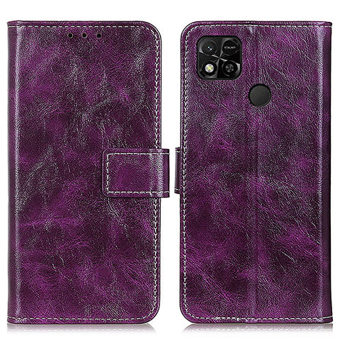 Handytasche Stand Schutzhülle Flip Leder Hülle K04Z für Xiaomi Redmi 10A 4G Violett