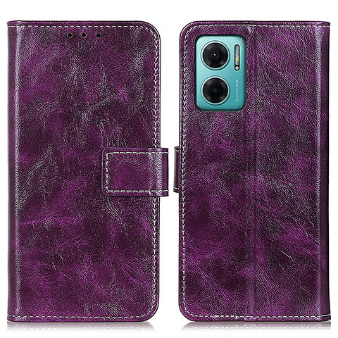 Handytasche Stand Schutzhülle Flip Leder Hülle K04Z für Xiaomi Redmi Note 11E 5G Violett