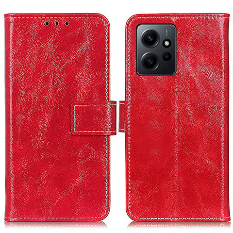 Handytasche Stand Schutzhülle Flip Leder Hülle K04Z für Xiaomi Redmi Note 12 4G Rot