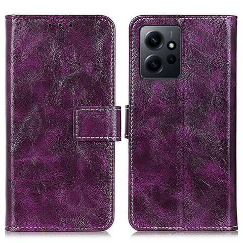 Handytasche Stand Schutzhülle Flip Leder Hülle K04Z für Xiaomi Redmi Note 12 4G Violett