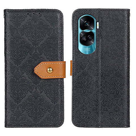 Handytasche Stand Schutzhülle Flip Leder Hülle K05Z für Huawei Honor 90 Lite 5G Schwarz