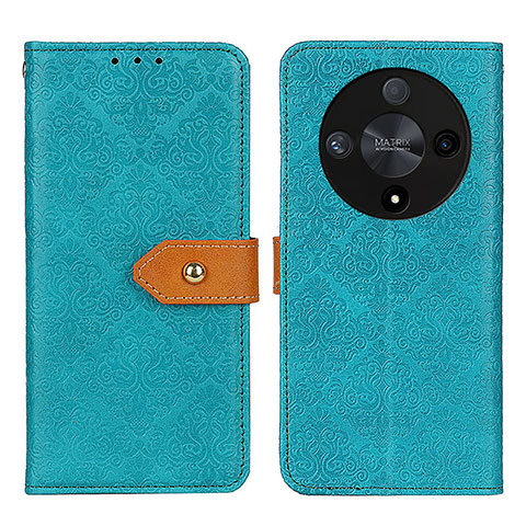 Handytasche Stand Schutzhülle Flip Leder Hülle K05Z für Huawei Honor X9b 5G Grün