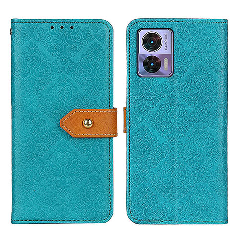 Handytasche Stand Schutzhülle Flip Leder Hülle K05Z für Motorola Moto Edge 30 Lite 5G Grün