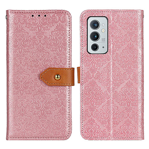 Handytasche Stand Schutzhülle Flip Leder Hülle K05Z für OnePlus 9RT 5G Rosa