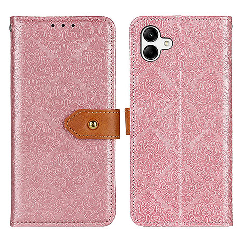 Handytasche Stand Schutzhülle Flip Leder Hülle K05Z für Samsung Galaxy A04 4G Rosa