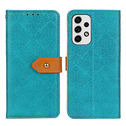 Handytasche Stand Schutzhülle Flip Leder Hülle K05Z für Samsung Galaxy A23 4G Grün