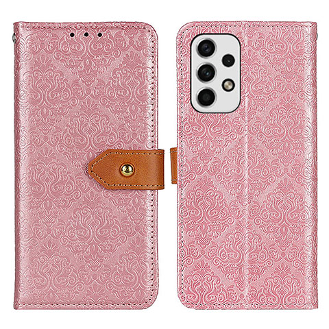 Handytasche Stand Schutzhülle Flip Leder Hülle K05Z für Samsung Galaxy A23 4G Rosa