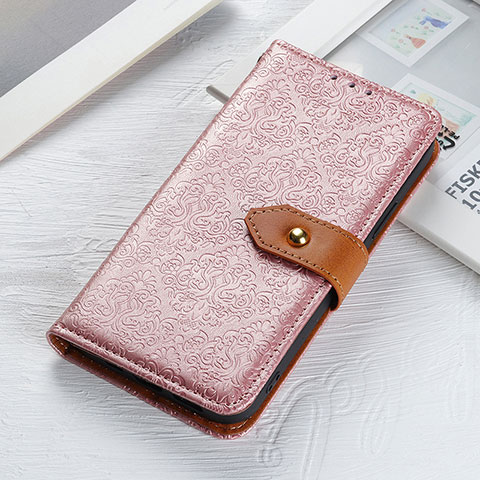 Handytasche Stand Schutzhülle Flip Leder Hülle K05Z für Samsung Galaxy F23 5G Rosa