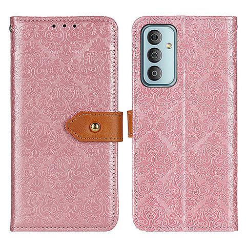 Handytasche Stand Schutzhülle Flip Leder Hülle K05Z für Samsung Galaxy M13 4G Rosa