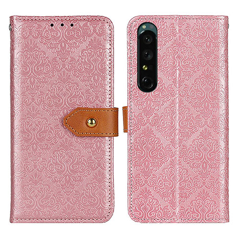 Handytasche Stand Schutzhülle Flip Leder Hülle K05Z für Sony Xperia 1 IV SO-51C Rosa