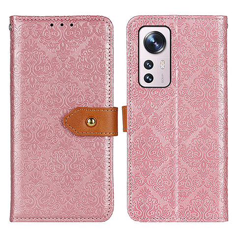 Handytasche Stand Schutzhülle Flip Leder Hülle K05Z für Xiaomi Mi 12 Lite 5G Rosa