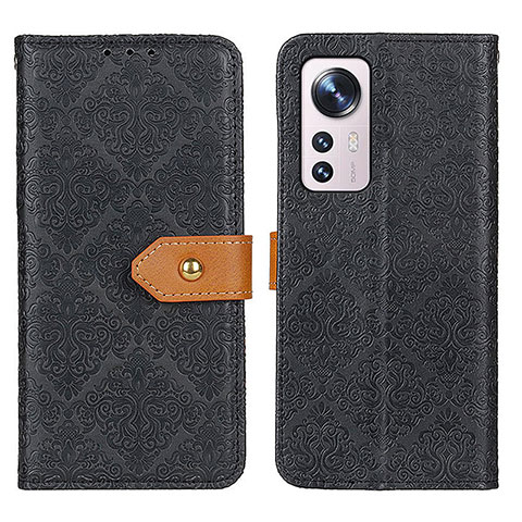 Handytasche Stand Schutzhülle Flip Leder Hülle K05Z für Xiaomi Mi 12 Lite 5G Schwarz