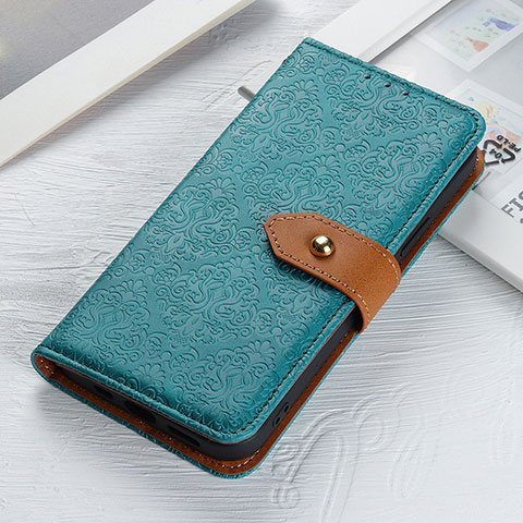 Handytasche Stand Schutzhülle Flip Leder Hülle K05Z für Xiaomi Poco M5S Grün