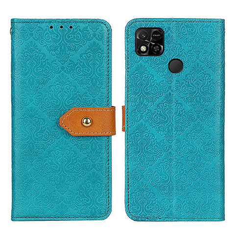 Handytasche Stand Schutzhülle Flip Leder Hülle K05Z für Xiaomi Redmi 9C Grün