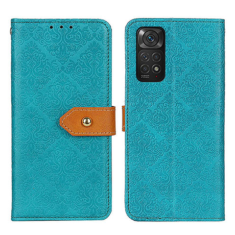 Handytasche Stand Schutzhülle Flip Leder Hülle K05Z für Xiaomi Redmi Note 11 4G (2022) Grün