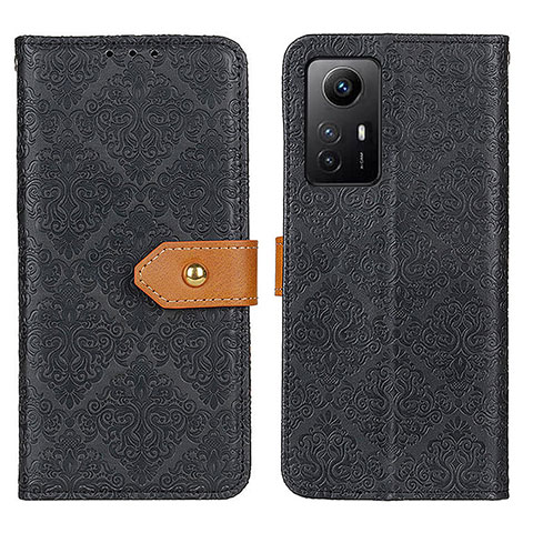 Handytasche Stand Schutzhülle Flip Leder Hülle K05Z für Xiaomi Redmi Note 12S Schwarz