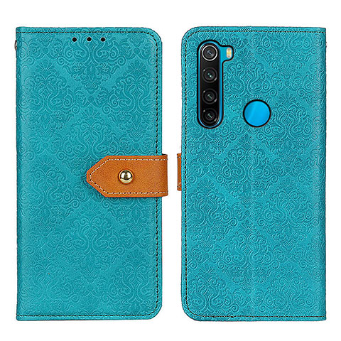 Handytasche Stand Schutzhülle Flip Leder Hülle K05Z für Xiaomi Redmi Note 8 (2021) Grün