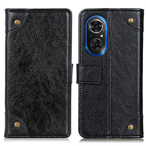 Handytasche Stand Schutzhülle Flip Leder Hülle K06Z für Huawei Honor 50 SE 5G Schwarz