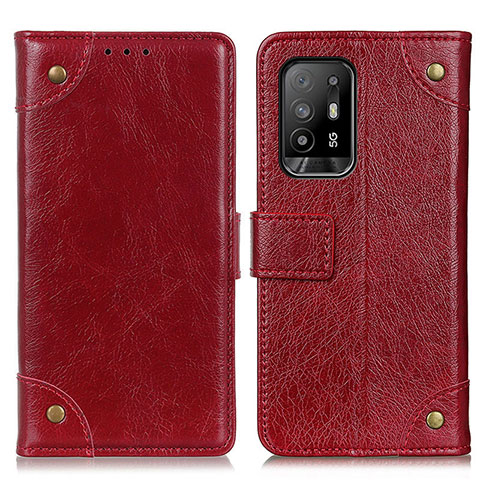 Handytasche Stand Schutzhülle Flip Leder Hülle K06Z für Oppo A94 5G Rot