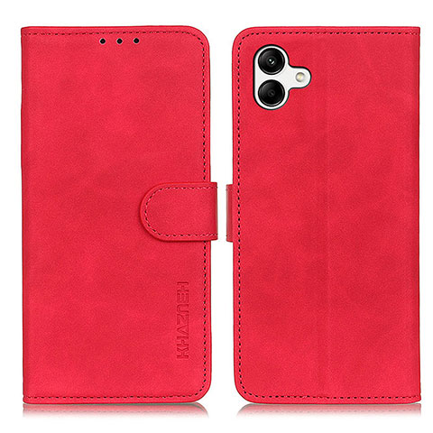 Handytasche Stand Schutzhülle Flip Leder Hülle K06Z für Samsung Galaxy A04E Rot