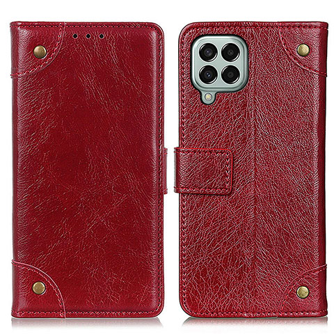 Handytasche Stand Schutzhülle Flip Leder Hülle K06Z für Samsung Galaxy M33 5G Rot