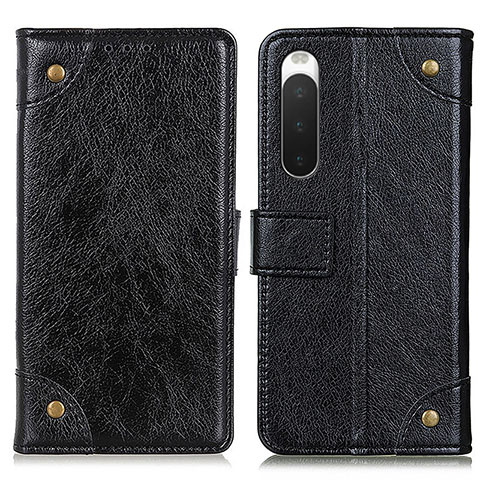 Handytasche Stand Schutzhülle Flip Leder Hülle K06Z für Sony Xperia 10 IV SO-52C Schwarz